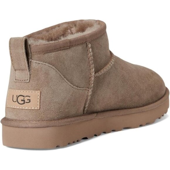 UGG Women's Caribou Rounded Toe Sheepskin Lining Classic Ultra Mini Boot - Picture 5 of 7